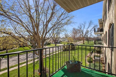 2nd floor patio with nice view & quiet side street