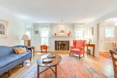 Living Room with Fireplace