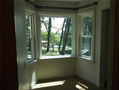 Bay window view from the little 'cove' area.