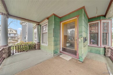 Front entry and porch