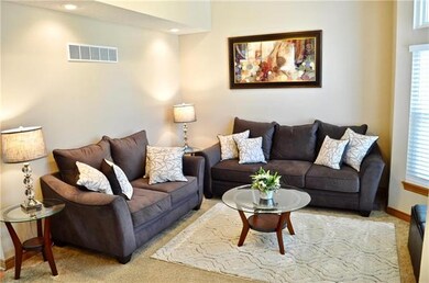Formal Living Room with lots of natural light from