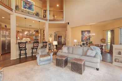 Open kitchen and family room