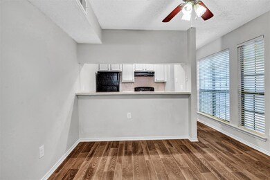 View from DR looking into kitchen