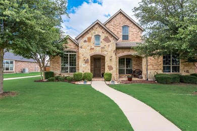 A close up of the home which is located across the