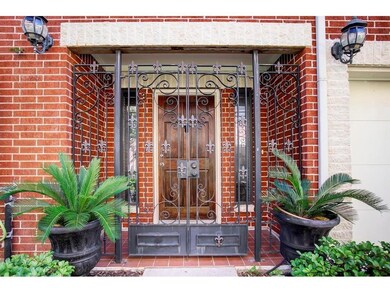 Added security of iron screen door