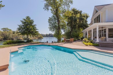 Pool with river view