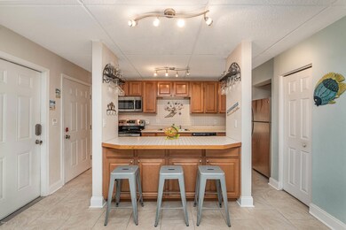 Living area open to Kitchen