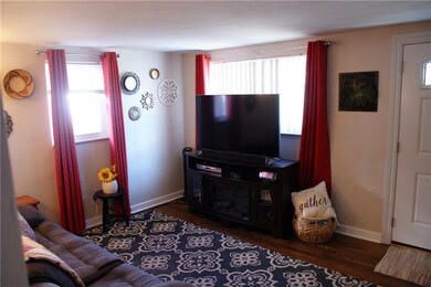 An inviting room, the living room has hardwood flo