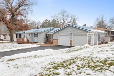 Attached and insulated two car garage