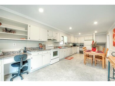 Updated Kitchen with Built-In Desk