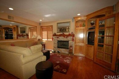 Family room.  The entertainment center on the righ