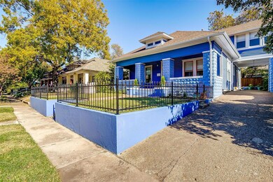View of front facade featuring covered porch and a