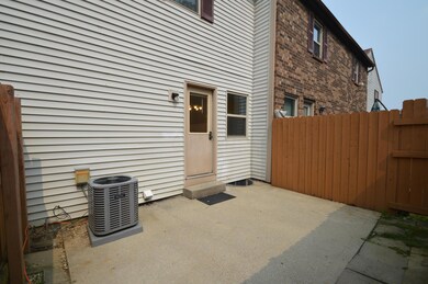 Fenced patio