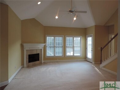 Vaulted ceiling, ventless gas fireplace, lots of w