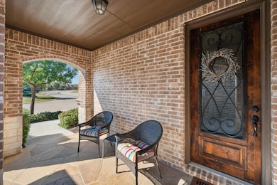 Covered front porch