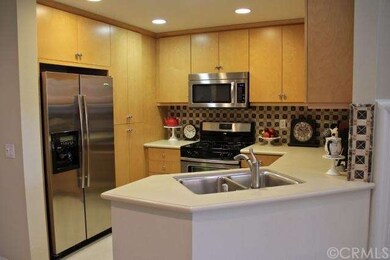 Efficient kitchen with stainless steel sink and ap