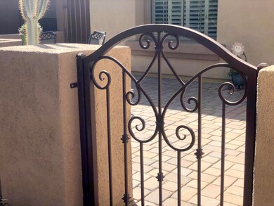 Noble Hawk - Iron Courtyard Gate