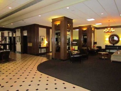 The beautiful grand lobby offers visitor seating, 