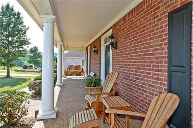 Relax and enjoy the view on the extra large front porch
