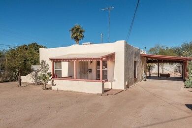 front with view of carport