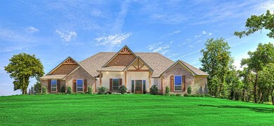 View of front of home with a front yard