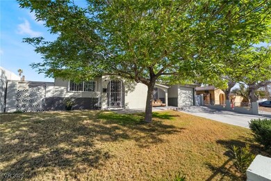 View of property hidden behind natural elements fe