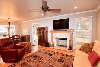 Living Room with Gas Fireplace
