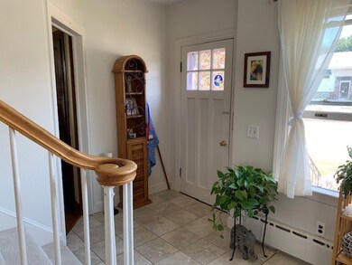 Tiled entryway