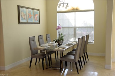 View of dining space