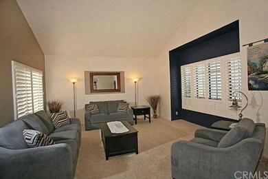 Formal living room with shutters