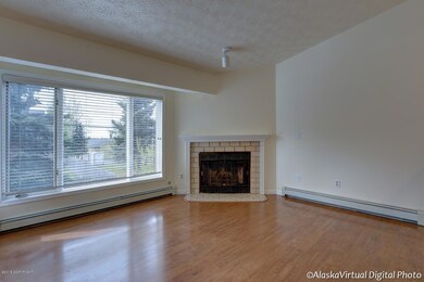 Living Area with Fireplace