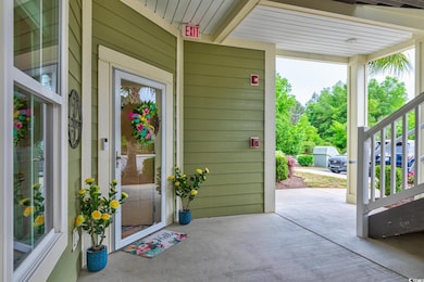 View of exterior entry