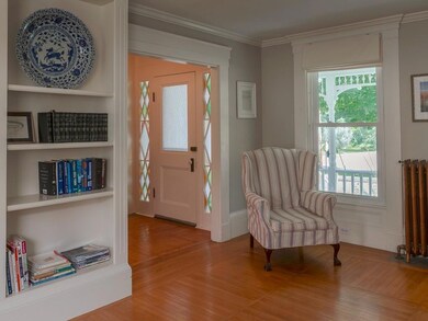 A view from the living room to the...