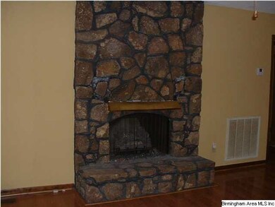 Fireplace in family room