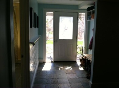 Lower level foyer/mudroom entrance....
