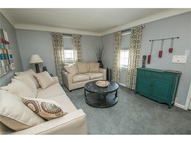 Living room with newer carpet