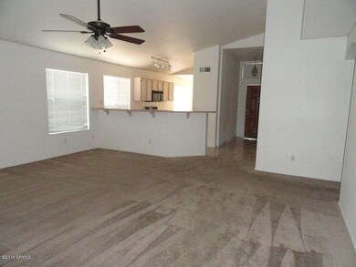 Living room to kitchen