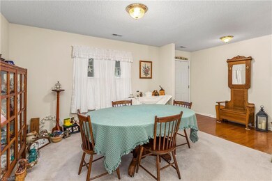 Flex space currently dining area could be living, home office even billiard room.