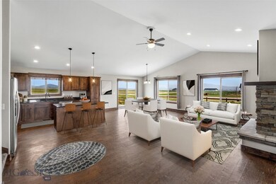 Virtually Staged Living Room