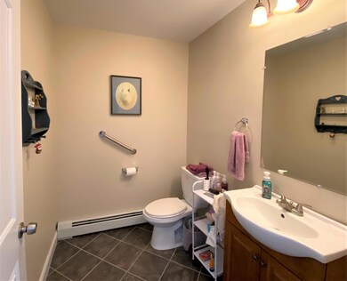 first floor half bath