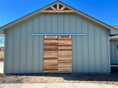 Faux barn door
