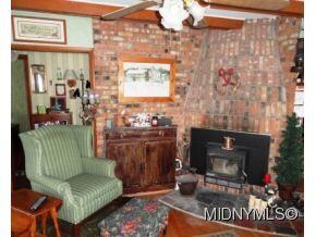 Brick Fireplace