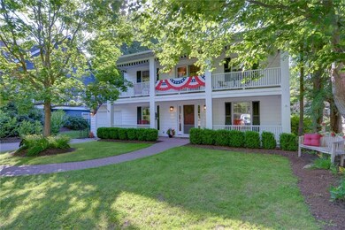 Nicely landscaped yard