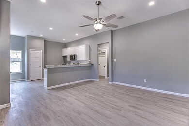 Living Open to Kitchen