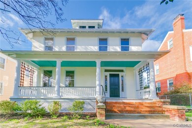 Built in 1921 but fully restored in 2015, this home possesses classic Richmond architecture in the form of its large Southern front porch adorned by columns.