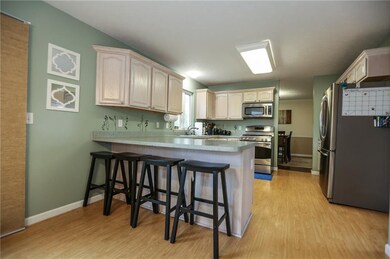 another view of eat-in area and overlap for bar st