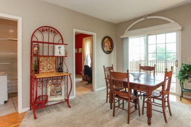 Dining area and den view