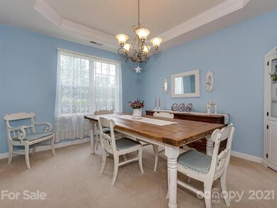 Dining Room with Tray Ceiling