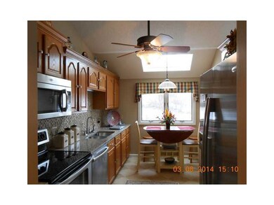 Kitchen. Eat in kitchen with tons of light from th