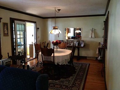 Dining Area. View of the dining area with french d